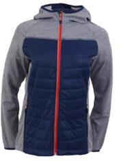 Ashby Ladies Hybrid Fleece Navy
