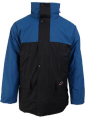 Flexothane 2 Tone Quilted Jacket Navy Royal Blue