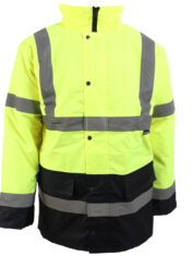 Hi Viz 2 Tone Parka Jacket