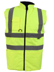 Hi Viz Bodywarmer Yellow