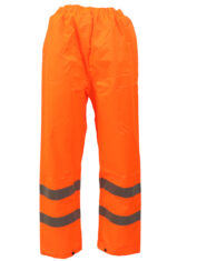 Hi Viz Over Trousers 2 Bands Orange