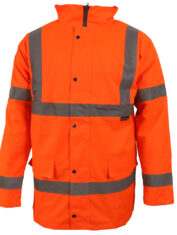 Hi Viz Parka Jacket Orange