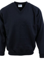 Maddins MD02M V-Neck Coloursure Sweatshirt Navy