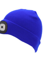 Thinsulate Kids Beanie LED Light Fluro Blue
