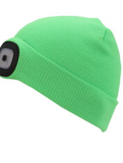 Thinsulate Kids Beanie LED Light Fluro Green