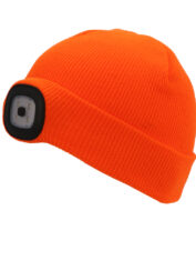 Thinsulate-Kids-Beanie-LED-Light-Fluro-Orange