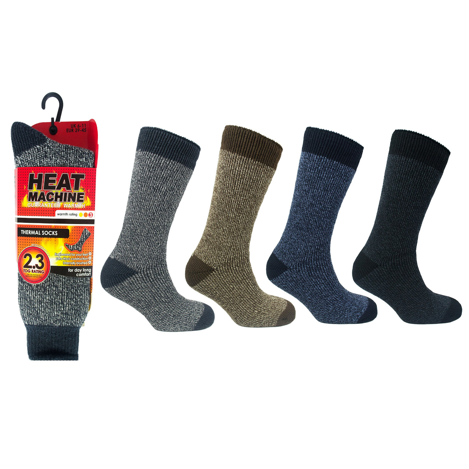 Heat Machine 2117 Thermal Socks Twisted Yarn