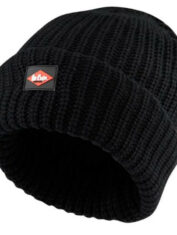 Lee Cooper 624 Knitted Beanie Hat Black