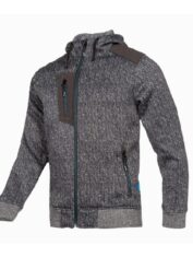 Hayton Sweater Hooded Jacket Grey